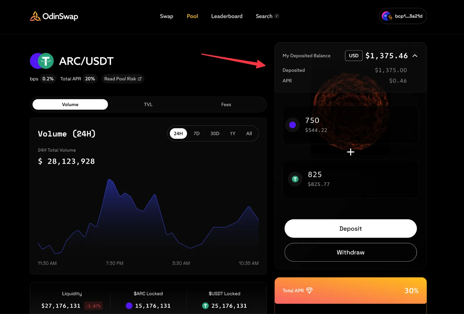 Liquidity and Rewards